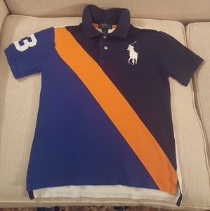 Polo Ralph Lauren Boys' Big Pony Sash Shirt; 10/12